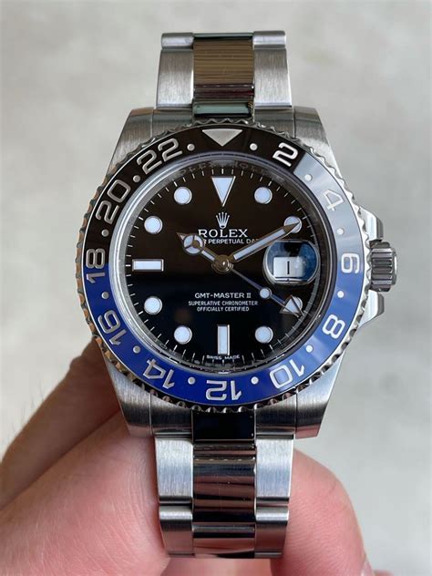 stainless steel batman rolex|rolex 116710blnr for sale.